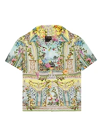 Little Boy's & Printed Camp Shirt