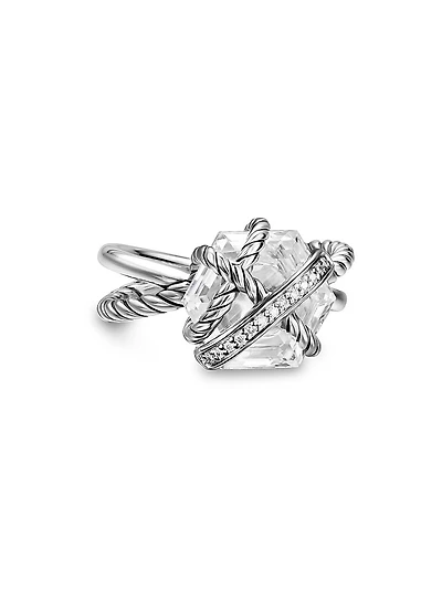Cable Wrap Ring Sterling Silver