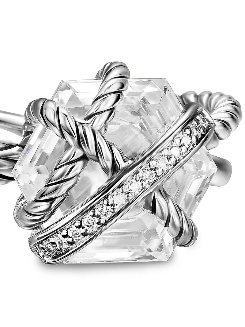 Cable Wrap Ring Sterling Silver