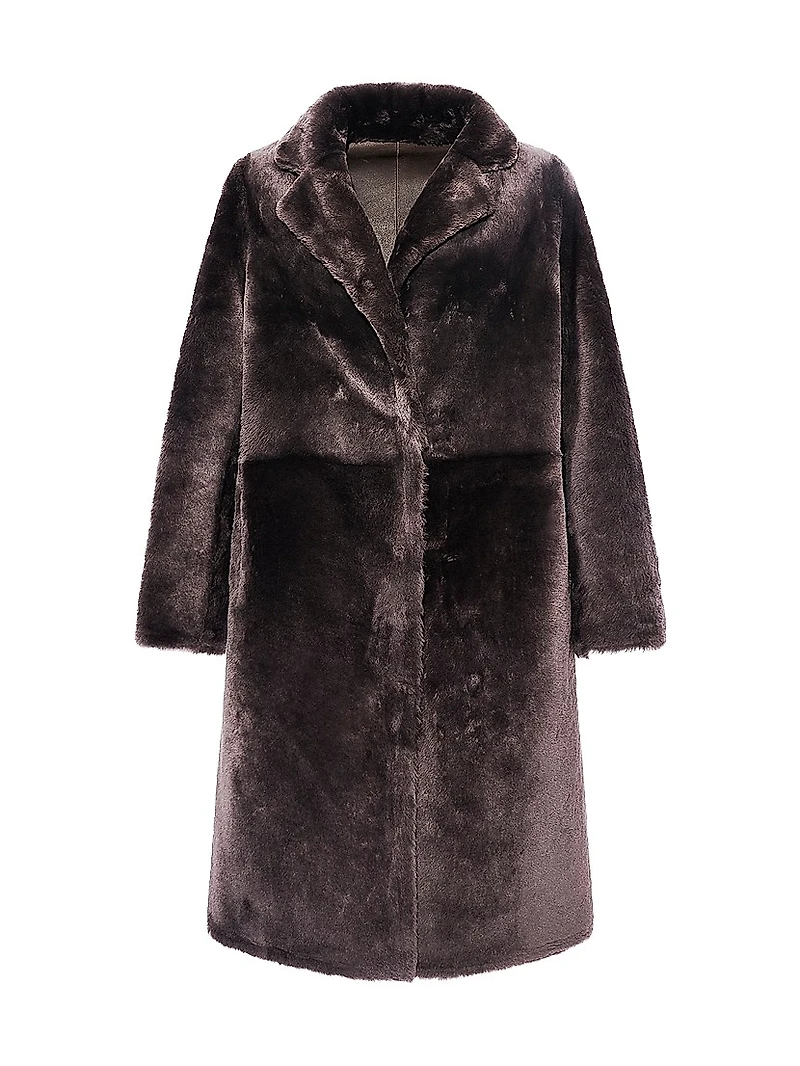 Reversible Shearling Coat