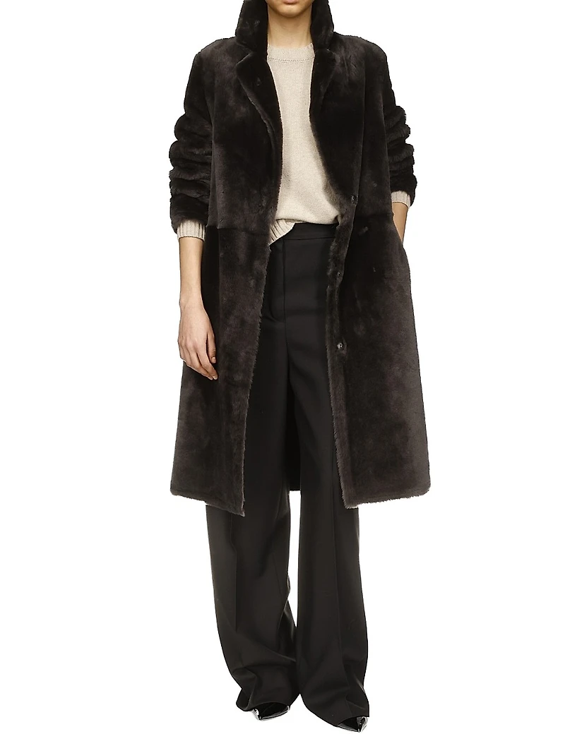Reversible Shearling Coat