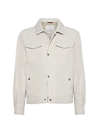 Techno Satin Bomber Jacket