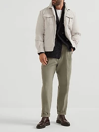 Techno Satin Bomber Jacket