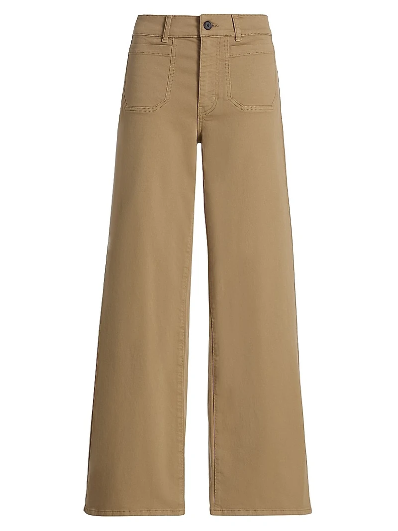 Le Slim High-Rise Wide-Leg Pants