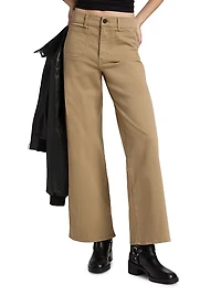 Le Slim High-Rise Wide-Leg Pants