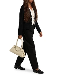 The Bubble High-Rise Barrel-Leg Jeans