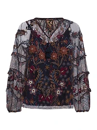 Saphire Monika Mesh Blouse