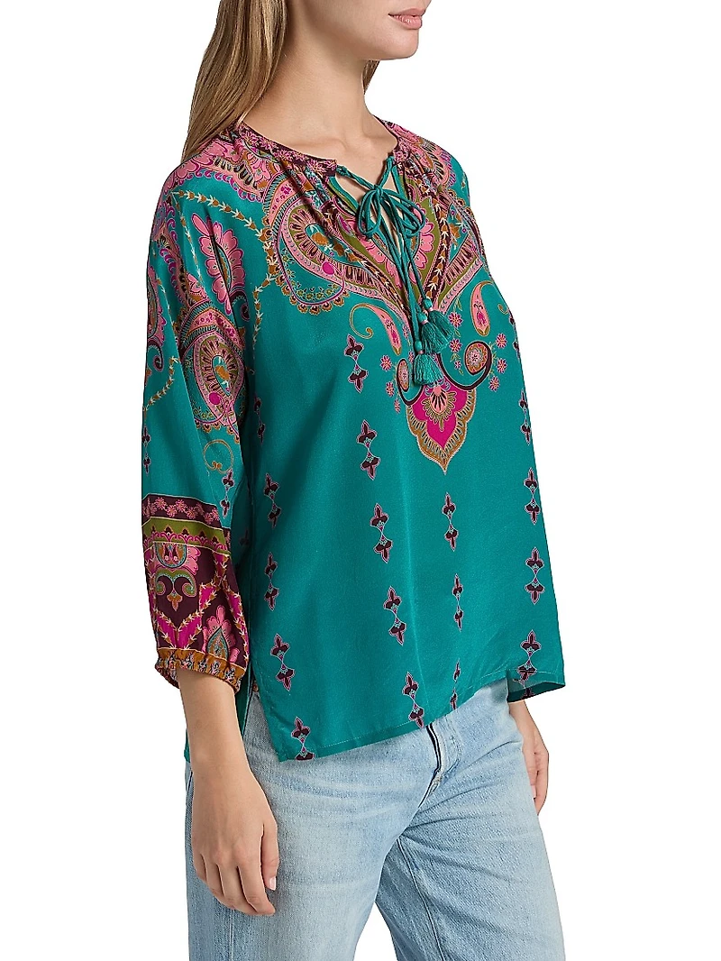 Margot Angelia Silk Blouse