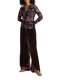 Devin Floral Stretch Button-Front Shirt