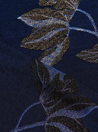 Jenna Metallic Floral Easy Pants