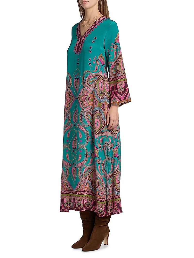 Judith Silk Maxi Dress