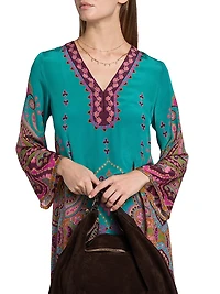 Judith Silk Maxi Dress