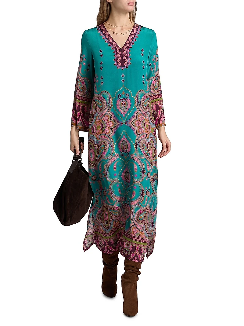 Judith Silk Maxi Dress