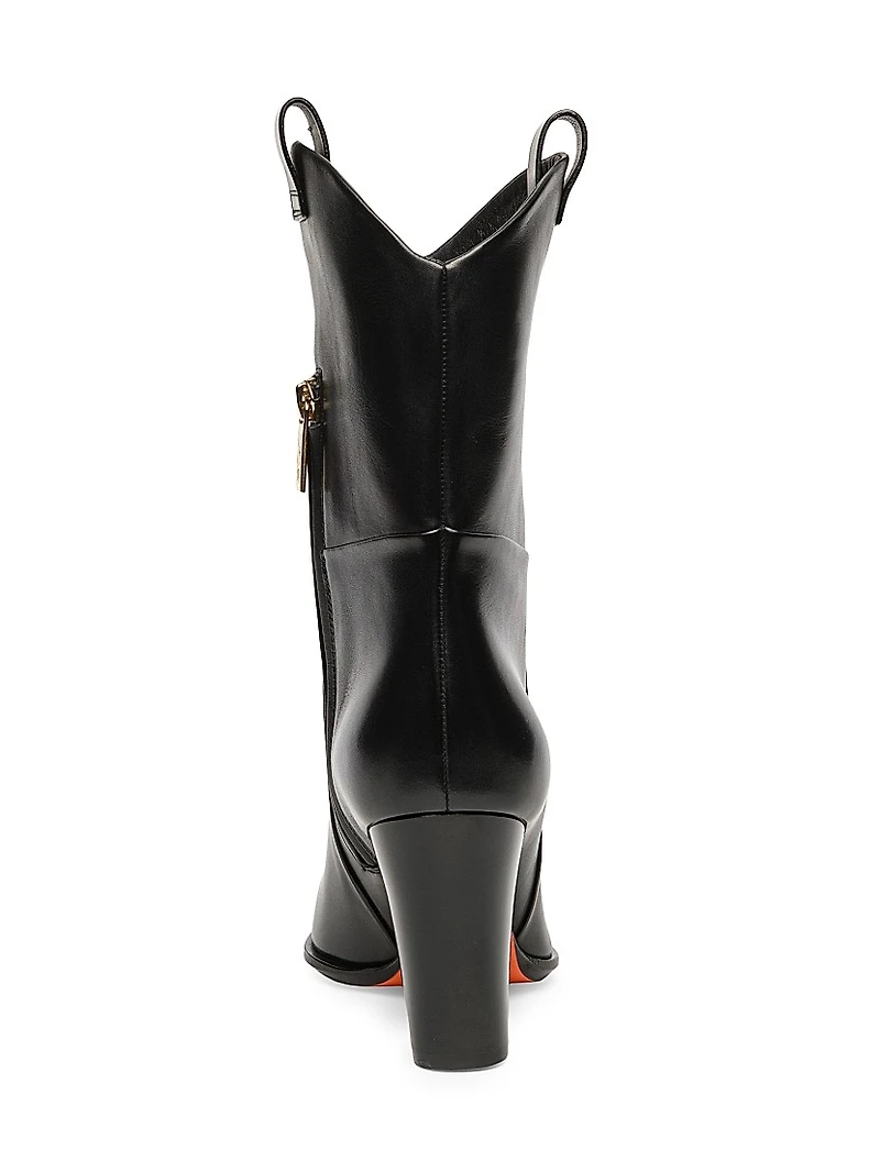 Sharla 85MM Leather Boots