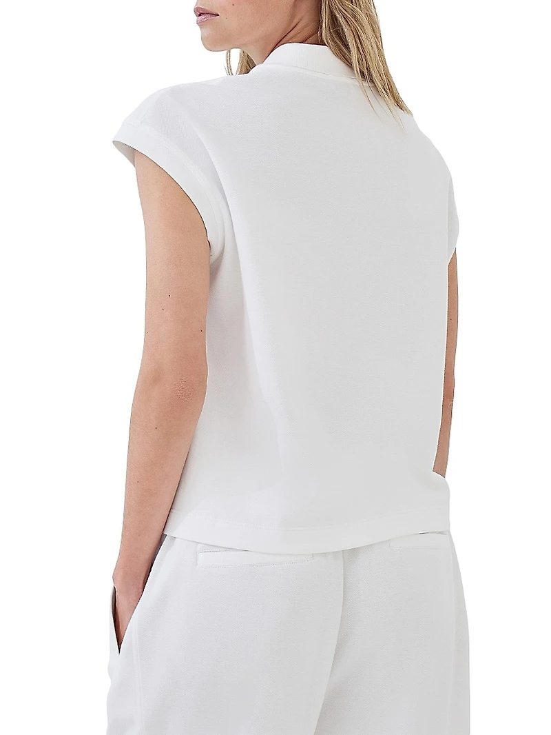 Techno Cotton Piqué Polo Shirt with Logo