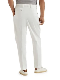 Garment Dyed Trousers American Pima Cotton Comfort Gabardine
