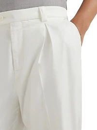 Garment Dyed Trousers American Pima Cotton Comfort Gabardine