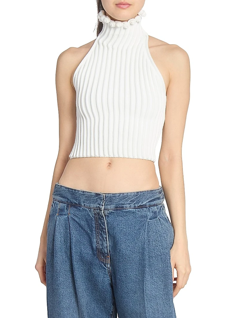Knit Halterneck Tank