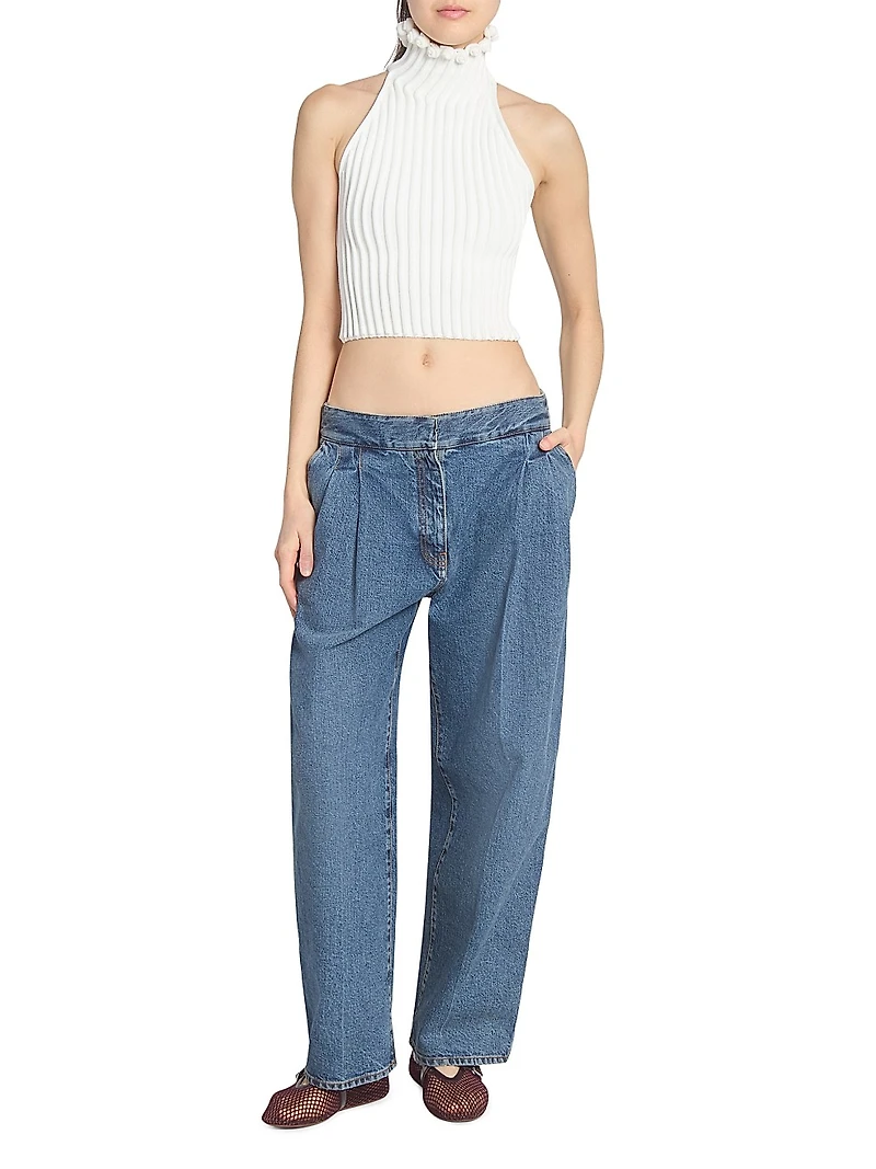 Knit Halterneck Tank