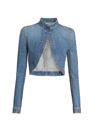 Denim Crop Jacket