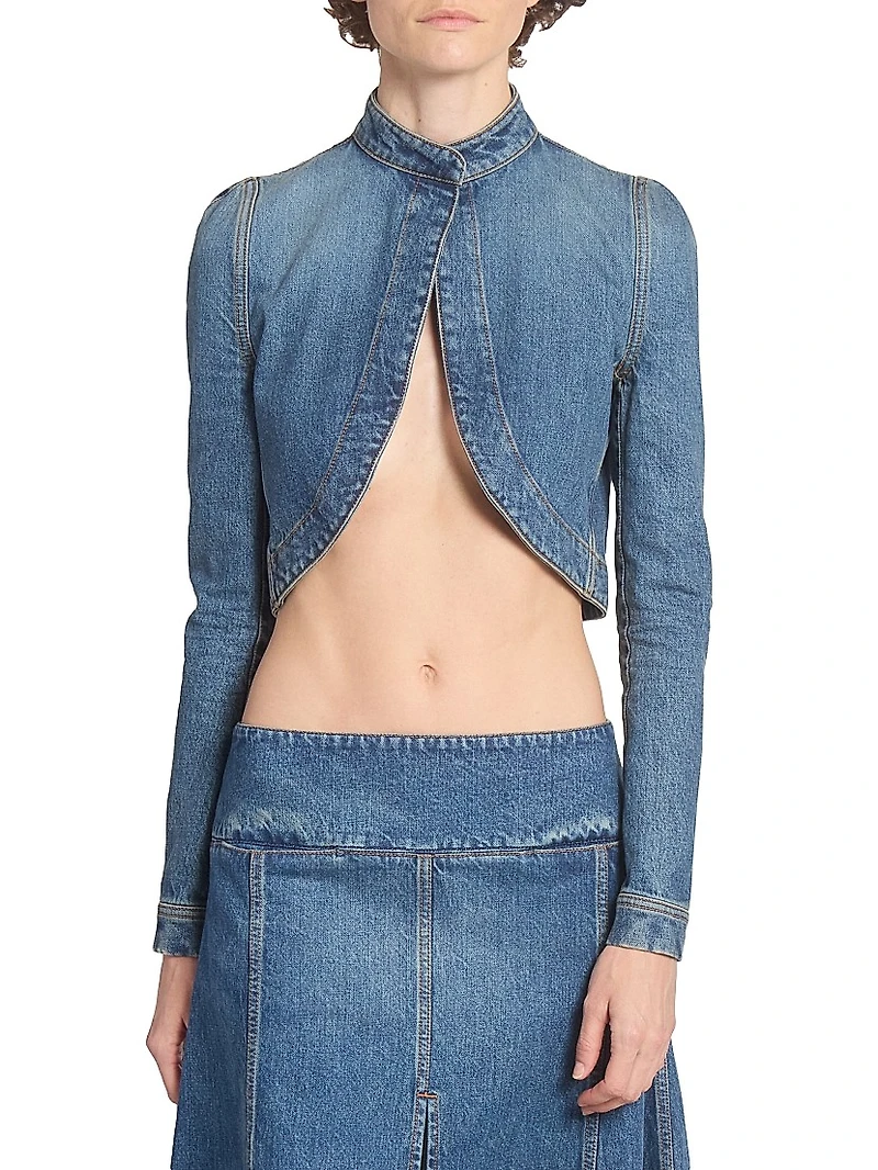 Denim Crop Jacket