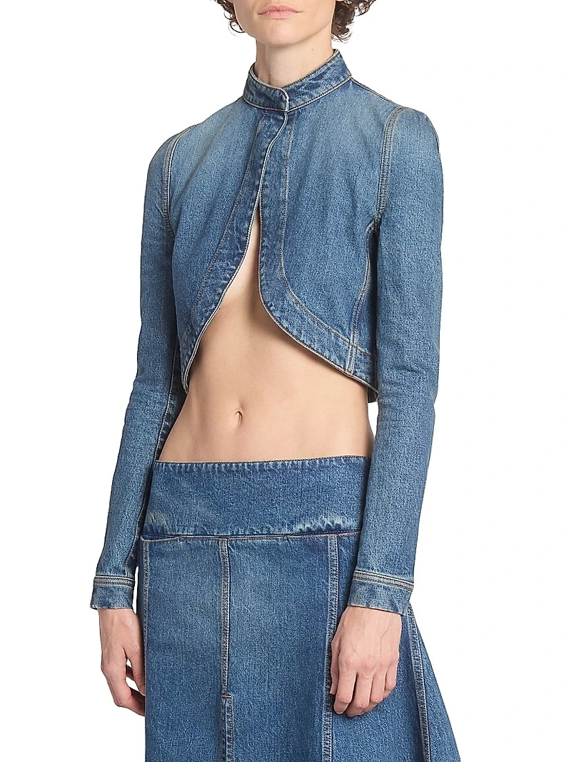 Denim Crop Jacket