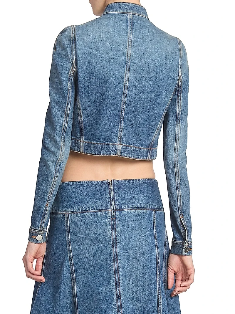 Denim Crop Jacket
