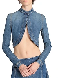 Denim Crop Jacket