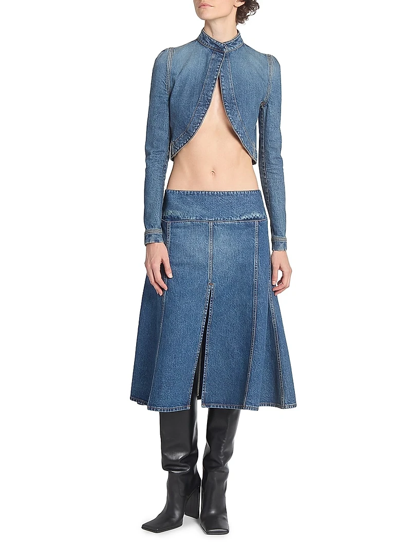 Denim Crop Jacket