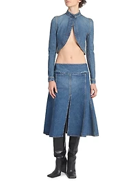 Denim Crop Jacket