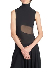 Jersey Fit & Flare Maxi Dress