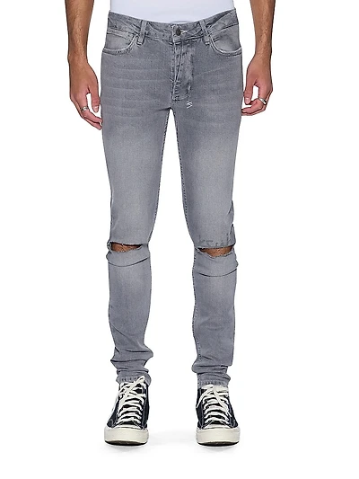 Neo Nostalgia Van Winkle Thrifted Skinny Jeans