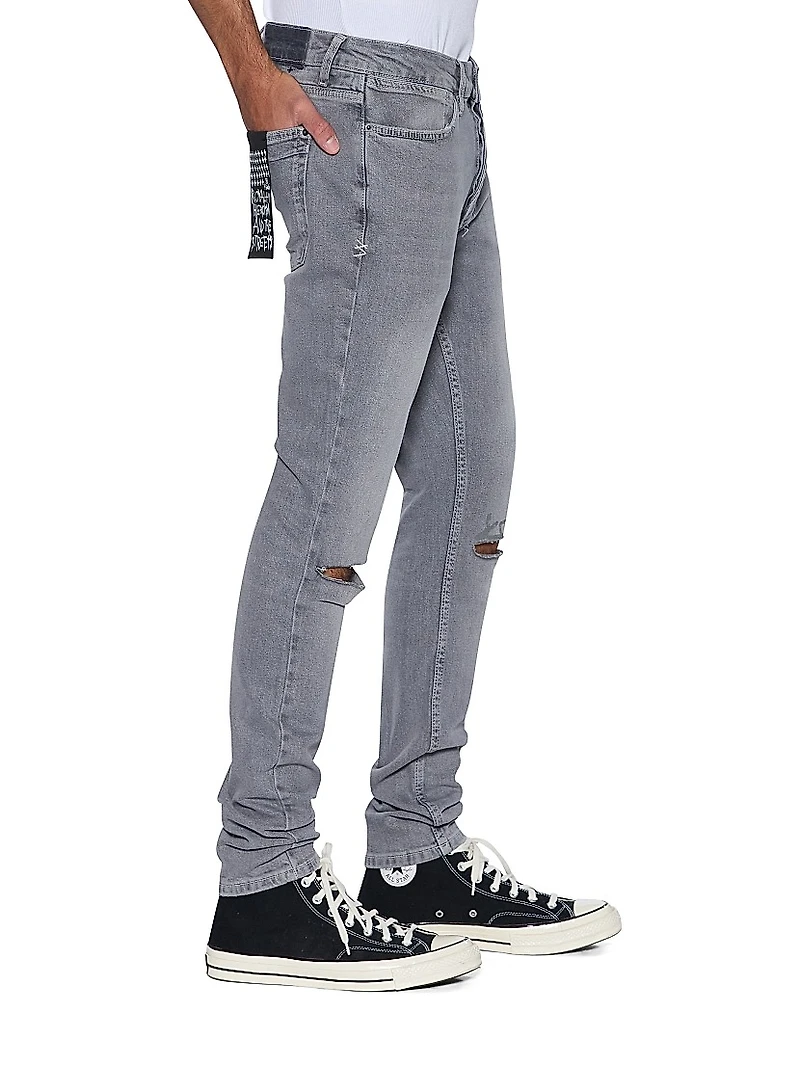 Neo Nostalgia Van Winkle Thrifted Skinny Jeans