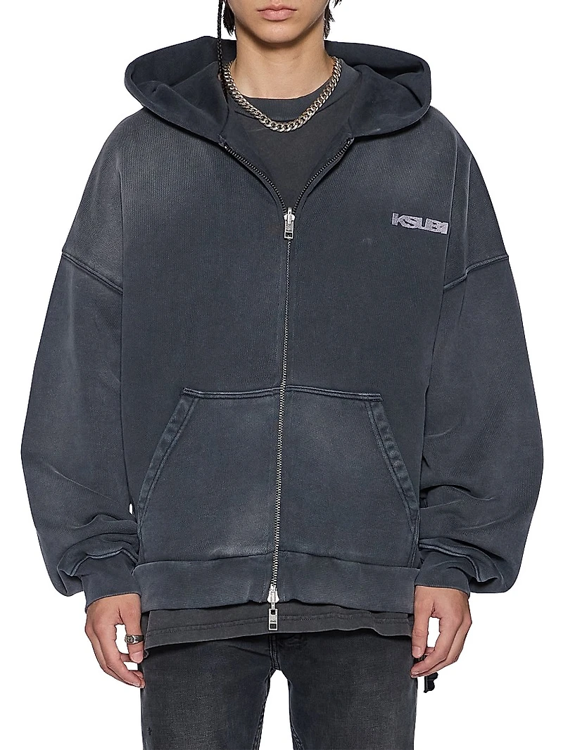 Neo Nostalgia Logo Cotton Hoodie