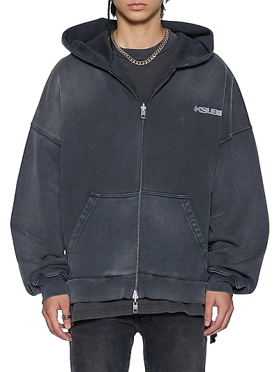 Neo Nostalgia Logo Cotton Hoodie
