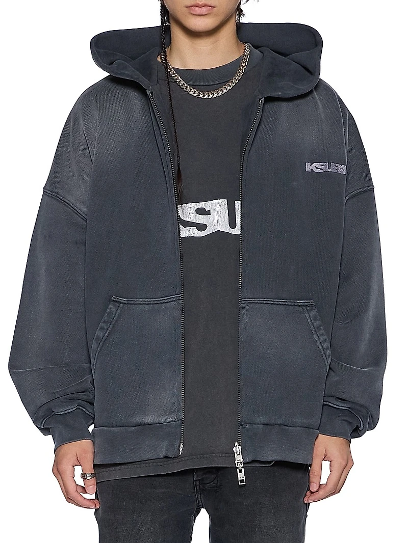 Neo Nostalgia Logo Cotton Hoodie