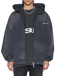 Neo Nostalgia Logo Cotton Hoodie