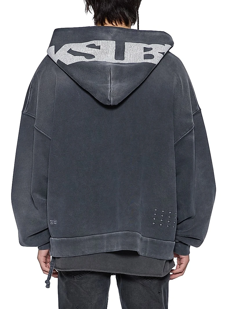 Neo Nostalgia Logo Cotton Hoodie