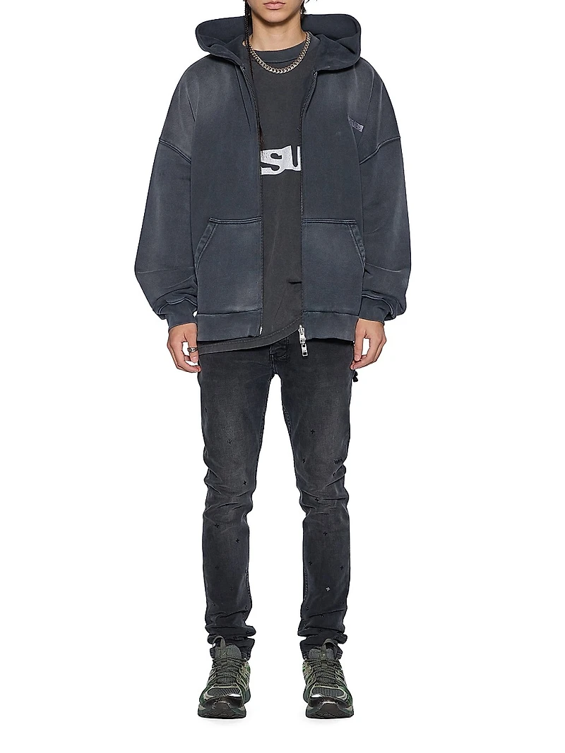 Neo Nostalgia Logo Cotton Hoodie