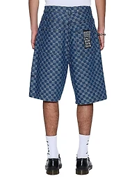 Neo Nostalgia Logo Denim Shorts