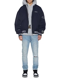 Neo Nostalgia Van Winkle Distressed Skinny Jeans