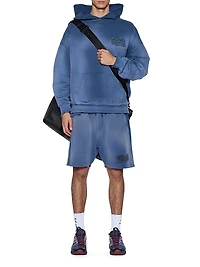 Neo Nostalgia Logo Cotton Track Shorts