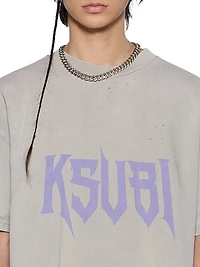 Neo Nostalgia Blasted Logo Cotton T-Shirt