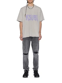 Neo Nostalgia Blasted Logo Cotton T-Shirt