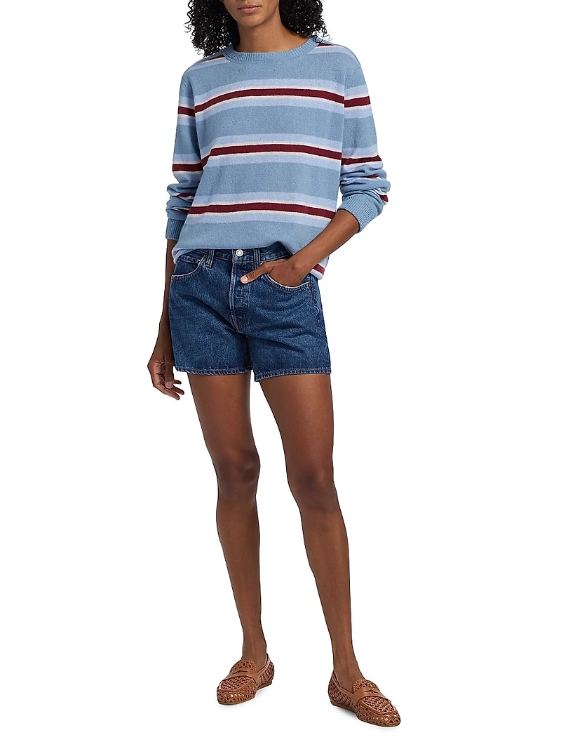 Boyfriend Striped Cashmere Sweater