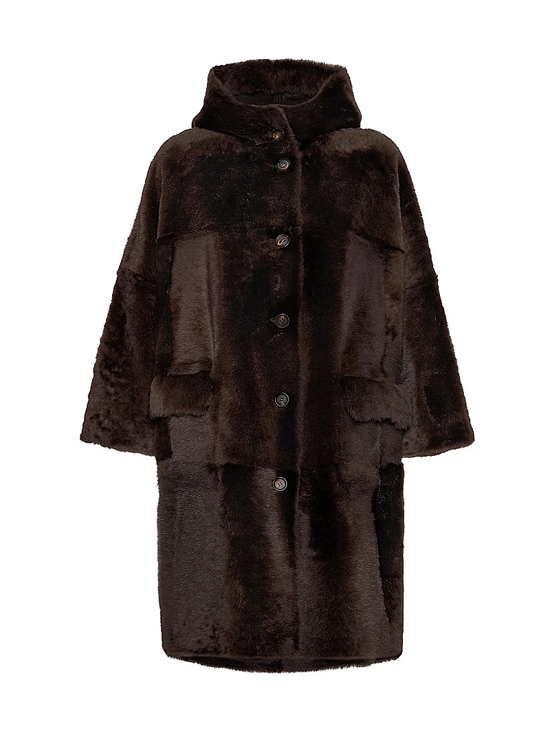 Reversible Shearling Coat