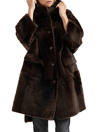 Reversible Shearling Coat