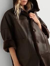 Reversible Shearling Coat