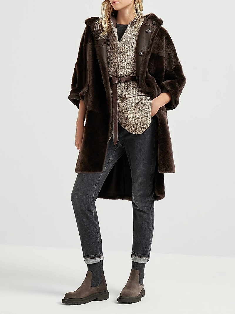 Reversible Shearling Coat