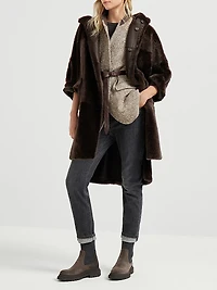 Reversible Shearling Coat